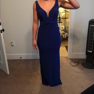 Blue La Femme Prom Dress